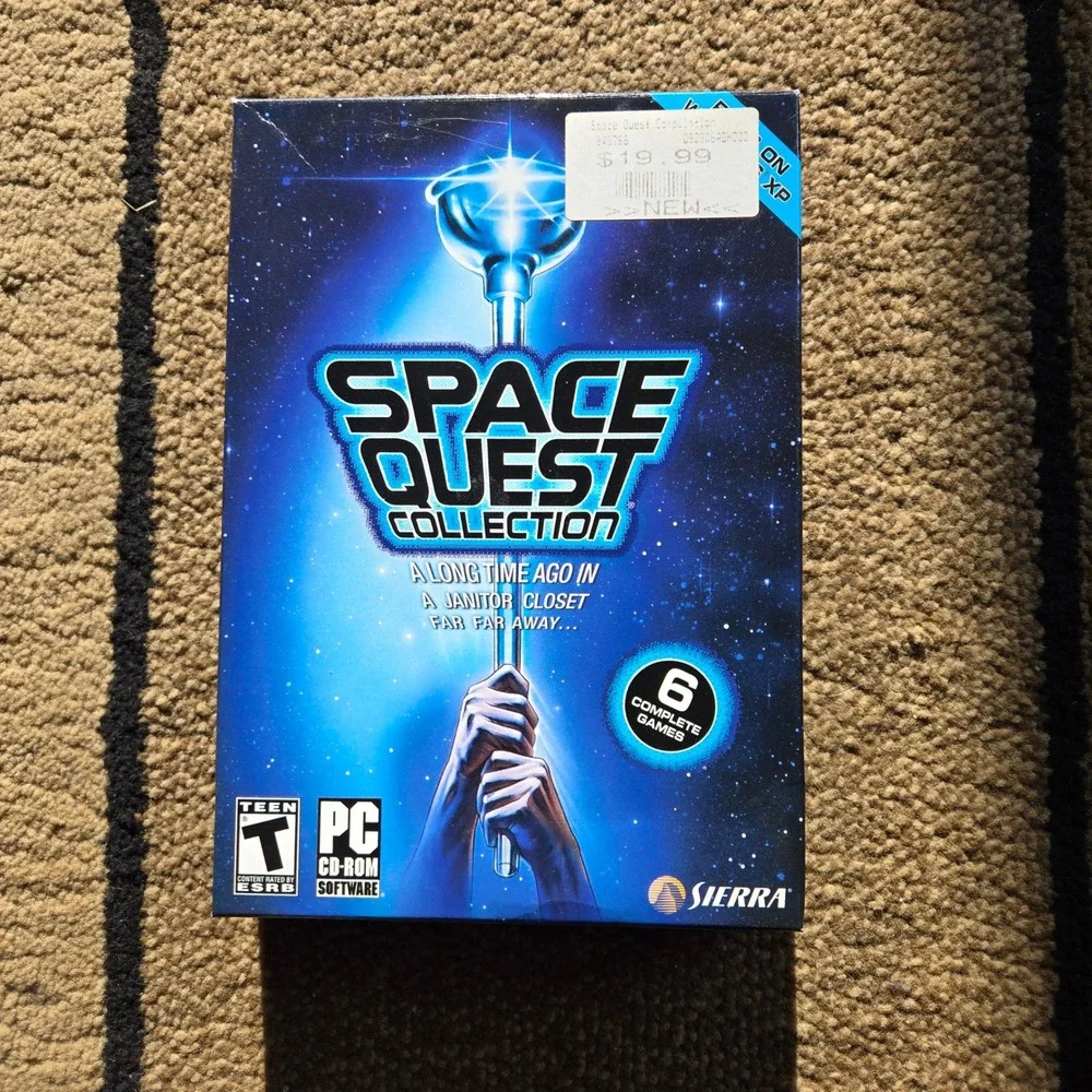 Space Quest CollectionCD-ROM Sierra 6 Complete Games Roger Wilco Big Box Vintage